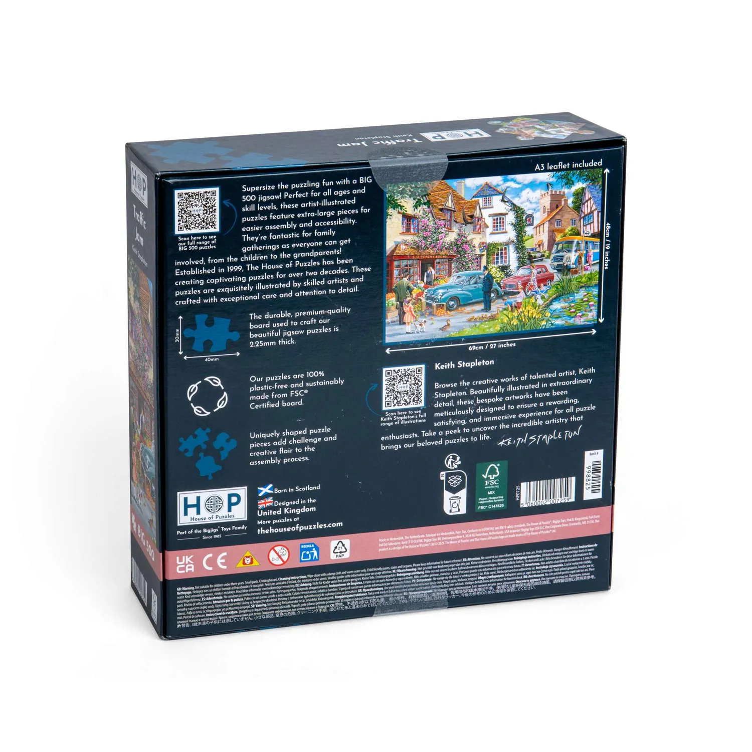House of Puzzles BIG Traffic Jam puslespil 500 biler