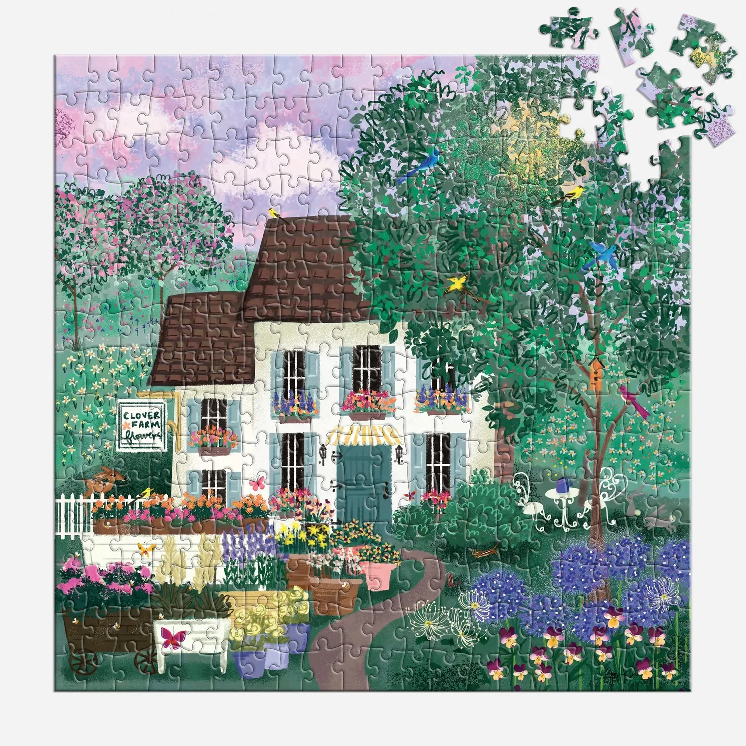 Good Puzzle Co. Joy Laforme Garden Path puslespil 300 brikker have