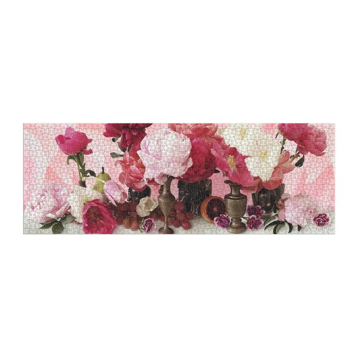 Good Puzzle Co. Endless Love puslespil 1000 brikker panorama pæoner
