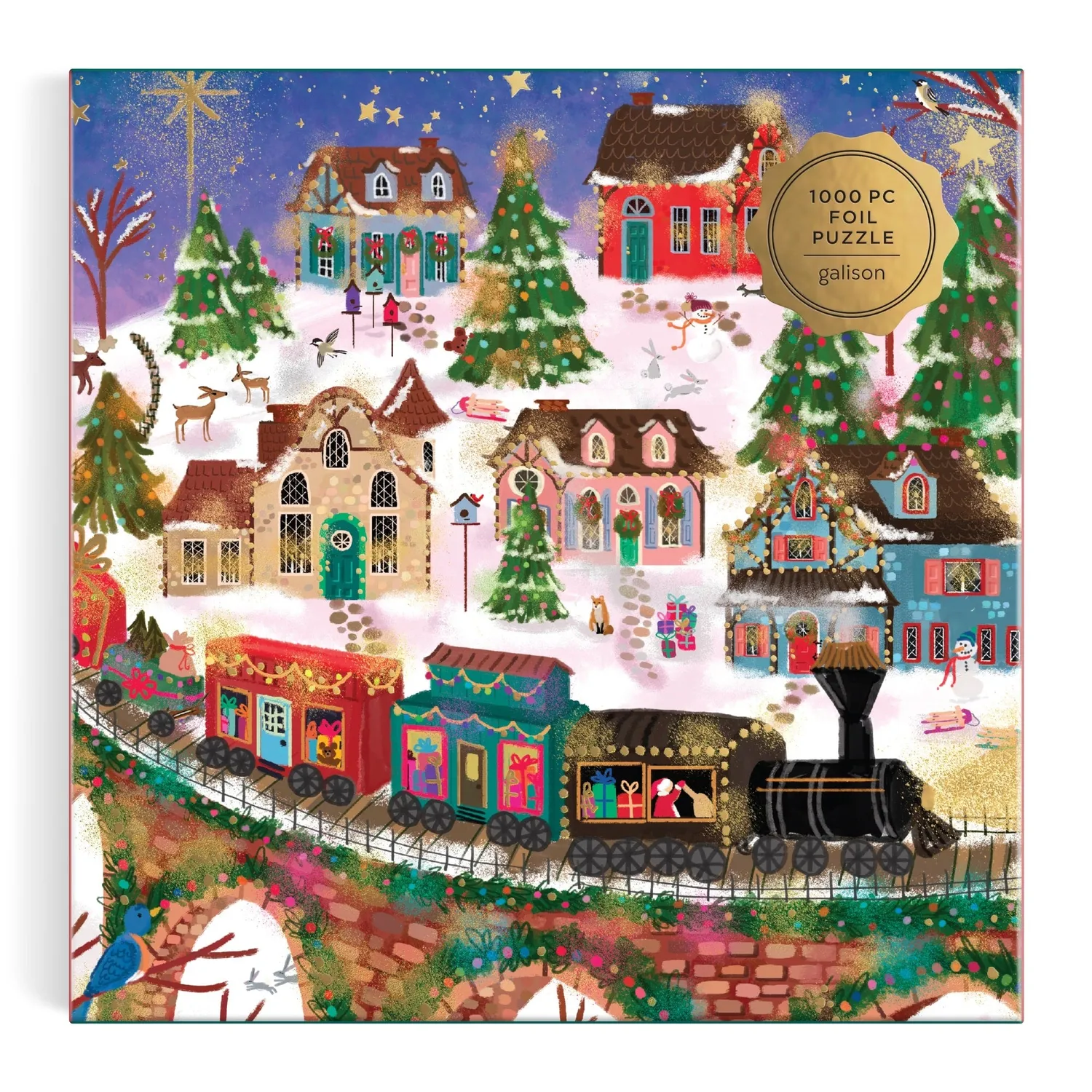 Galison Joy Laforme Twinkletown Express puslespil 1000 brikker folie