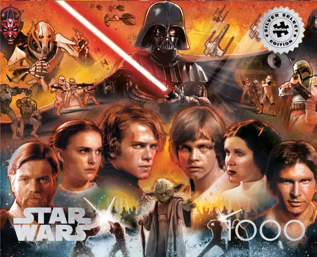 Buffalo Games Star Wars Balance puslespil 1000 brikker gaveæske