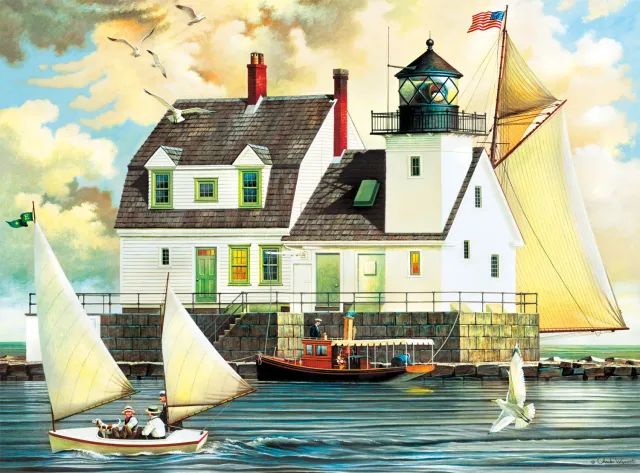 Buffalo Games Wysocki Rockland Breakwater puslespil 1000 brikker