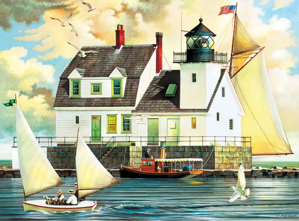 Buffalo Games Wysocki Rockland Breakwater puslespil 1000 brikker