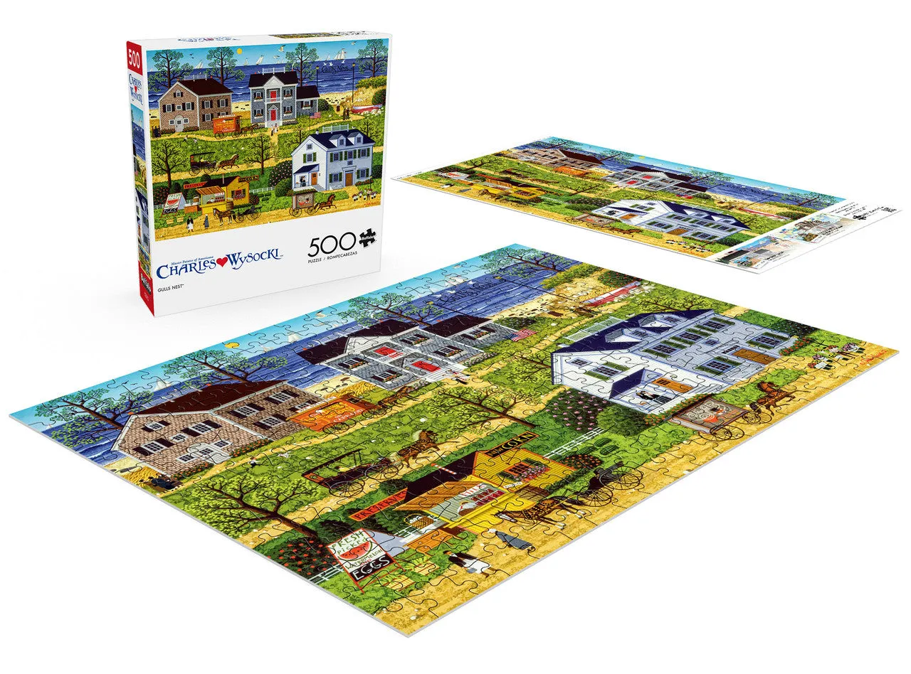 Buffalo Games Wysocki Gull's Nest puslespil 500 sommer