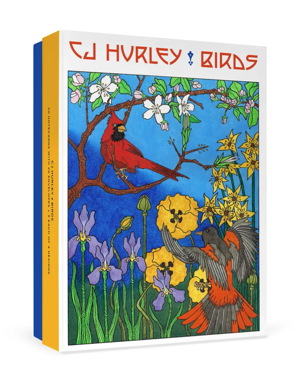 Pomegranate CJ Hurley Birds kortæske 20 kort fugle