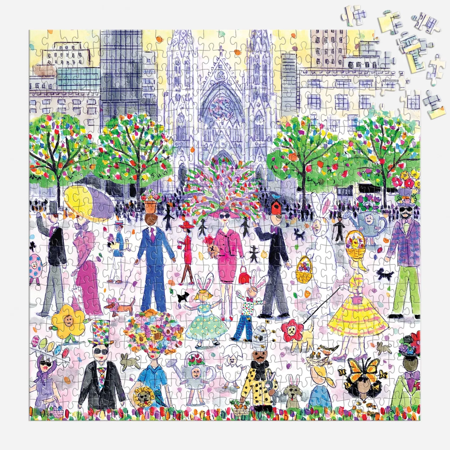 Good Puzzle Co. Michael Storrings Easter Parade puslespil 500 brikker påske
