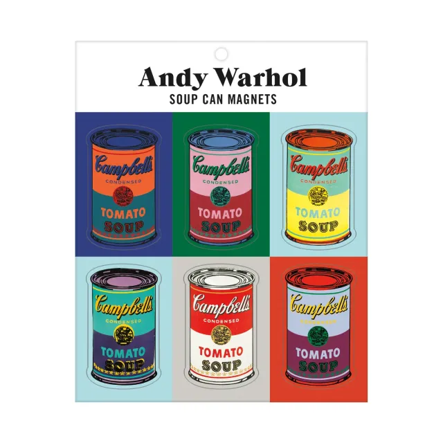 Galison Andy Warhol Soup Can magneter 9 stk kunst