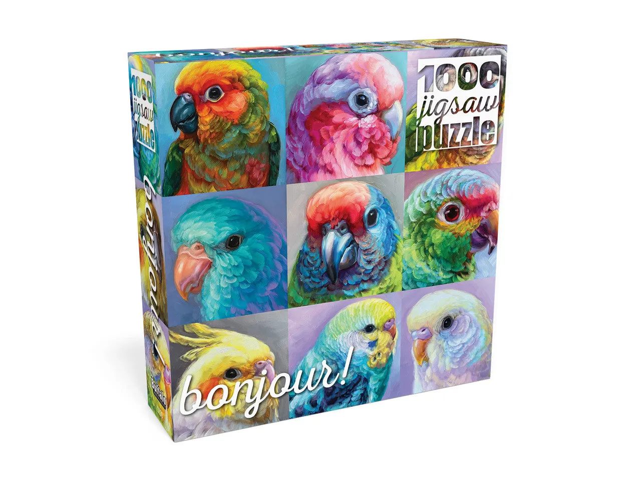 Buffalo Games Bonjour Parrot Perfection puslespil 1000 brikker