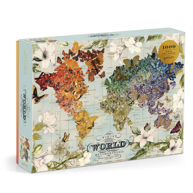 Good Puzzle Co. Wendy Gold Winged Metamorphosis puslespil 1000 brikker folie