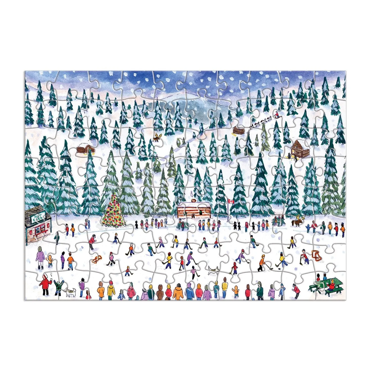 Galison Michael Storrings 12 Days of Christmas julekalender 12x80 brikker