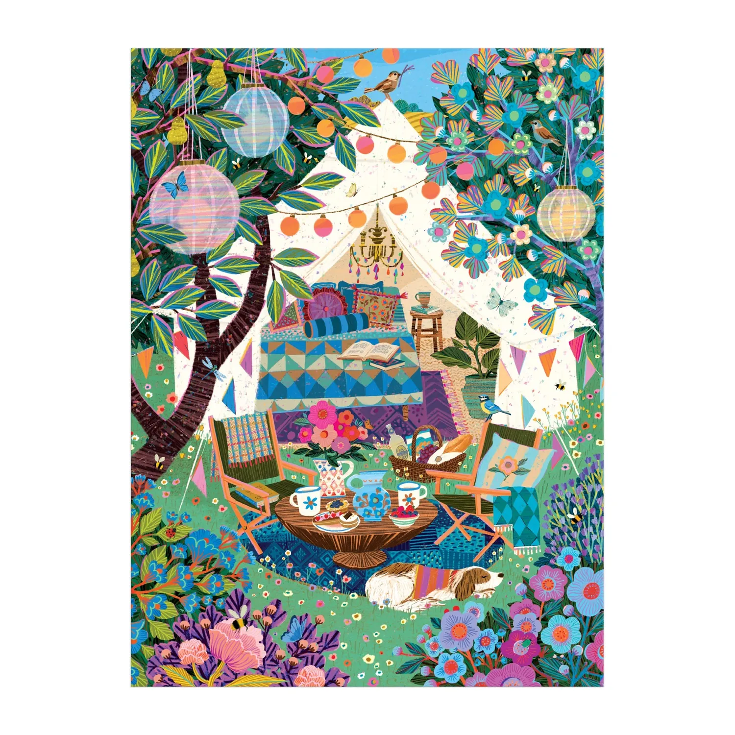 Good Puzzle Co. Victoria Ball Blooming Escape puslespil 1000 brikker blomster