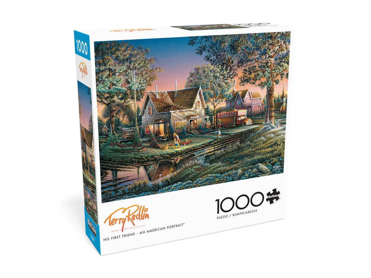 Buffalo Games American Portrait His First Friend puslespil 1000 brikker varmt