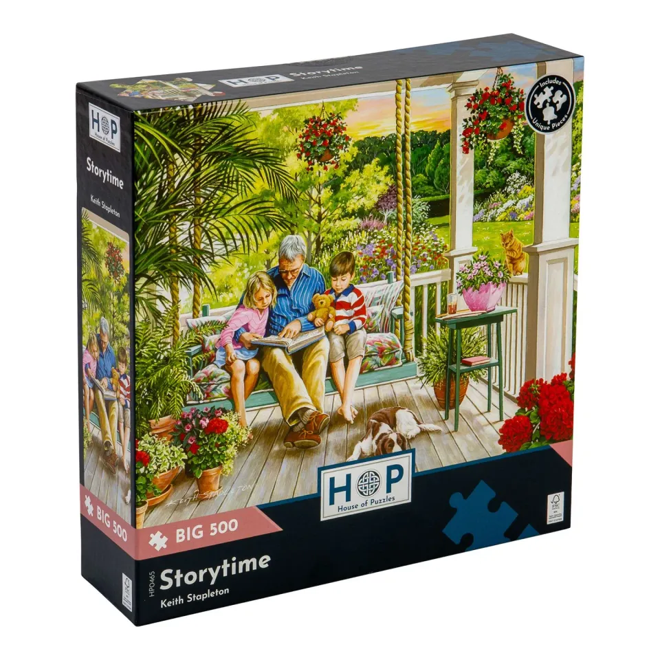 House of Puzzle BIG Storytime puslespil 500 brikker XL