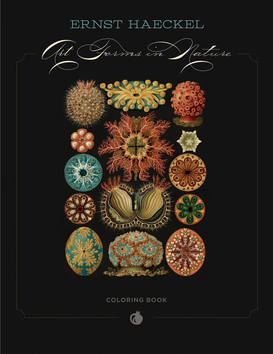 Pomegranate Haeckel Art Forms in Nature malebog natur