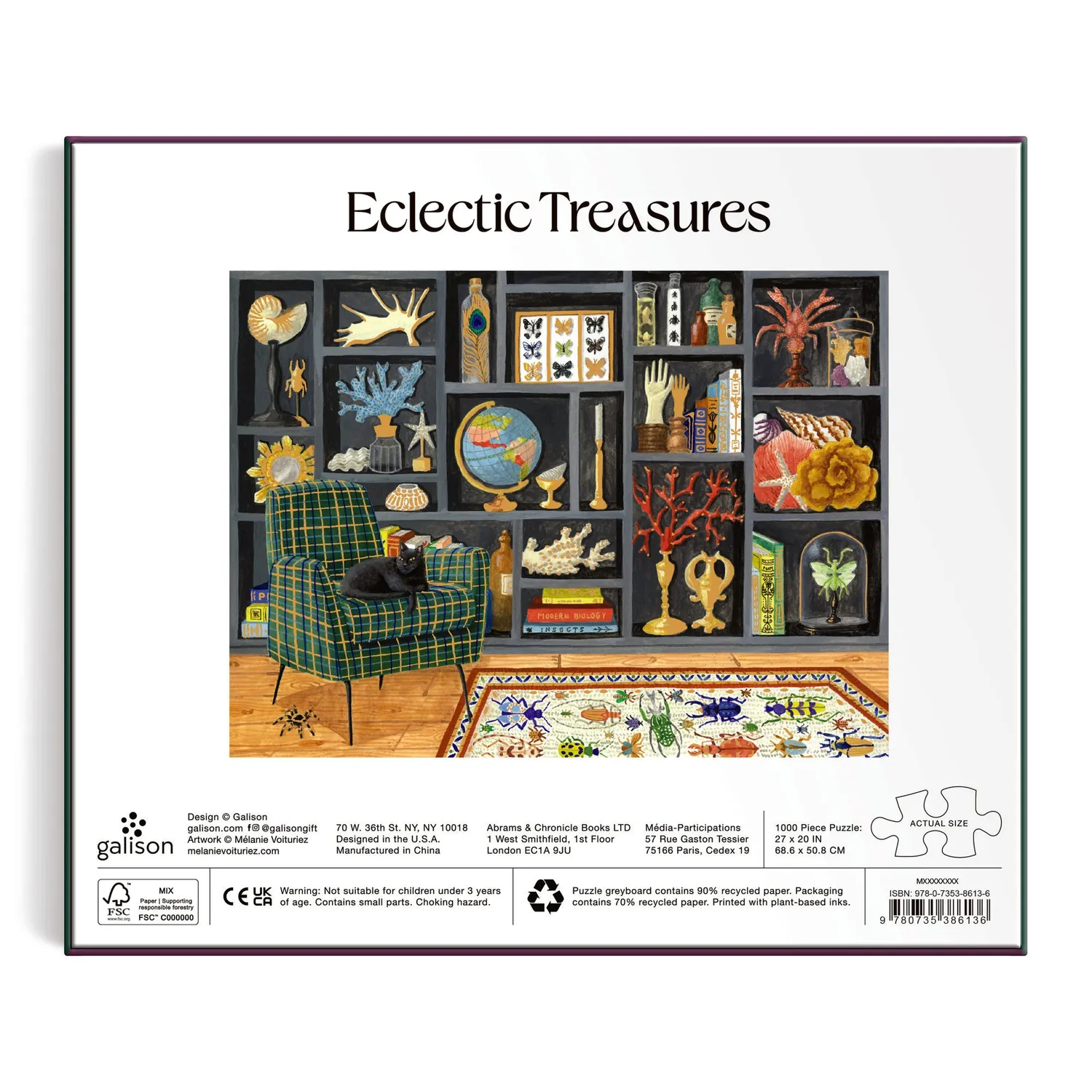 Good Puzzle Co. Eclectic Treasures puslespil 1000 folie