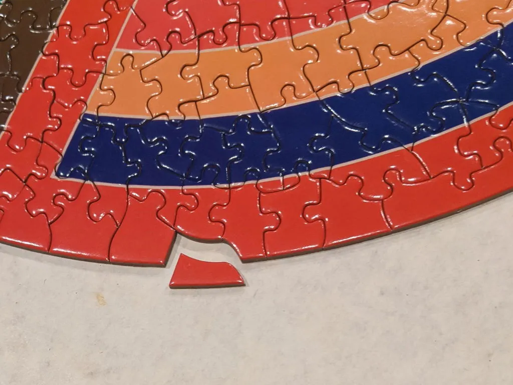 Good Puzzle Co. Frank Stella puslespil 750 brikker formet
