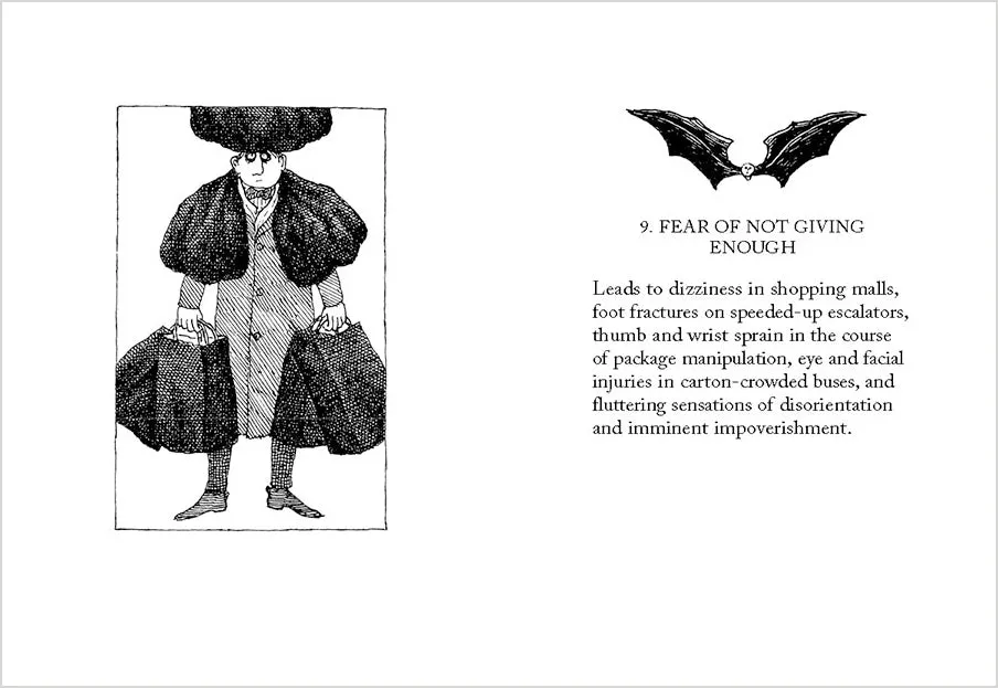 Pomegranate Updike Gorey Twelve Terrors of Christmas bog humor