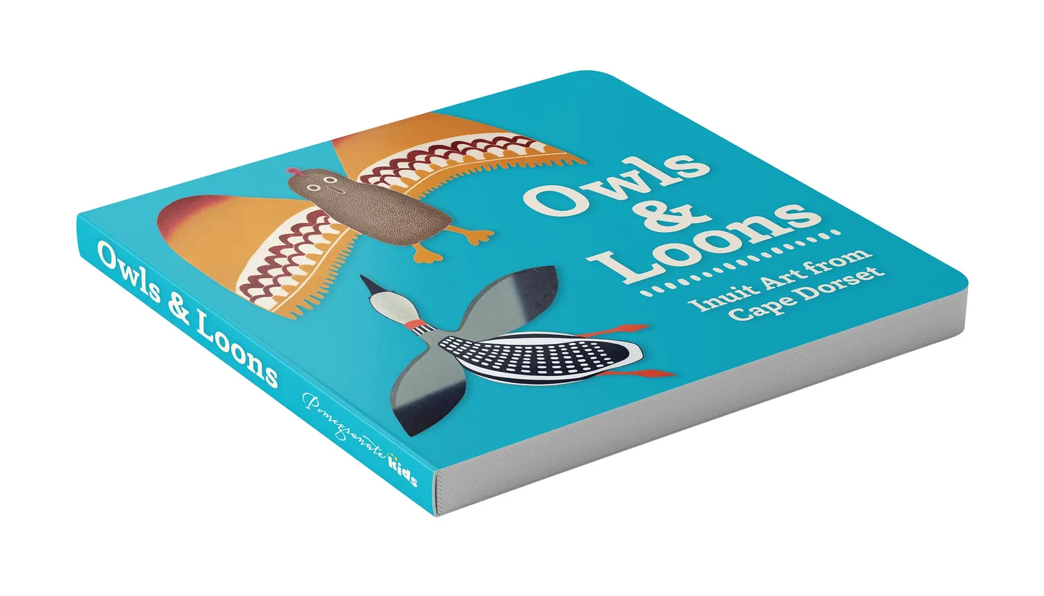 Pomegranate Owls and Loons papbog inuitkunst