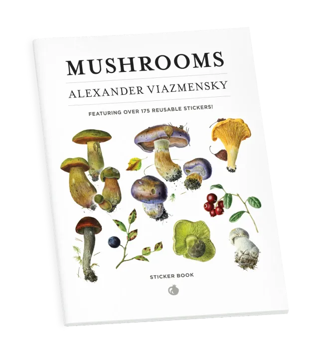 Pomegranate Alexander Viazmensky Mushrooms klistermærkebog svampe