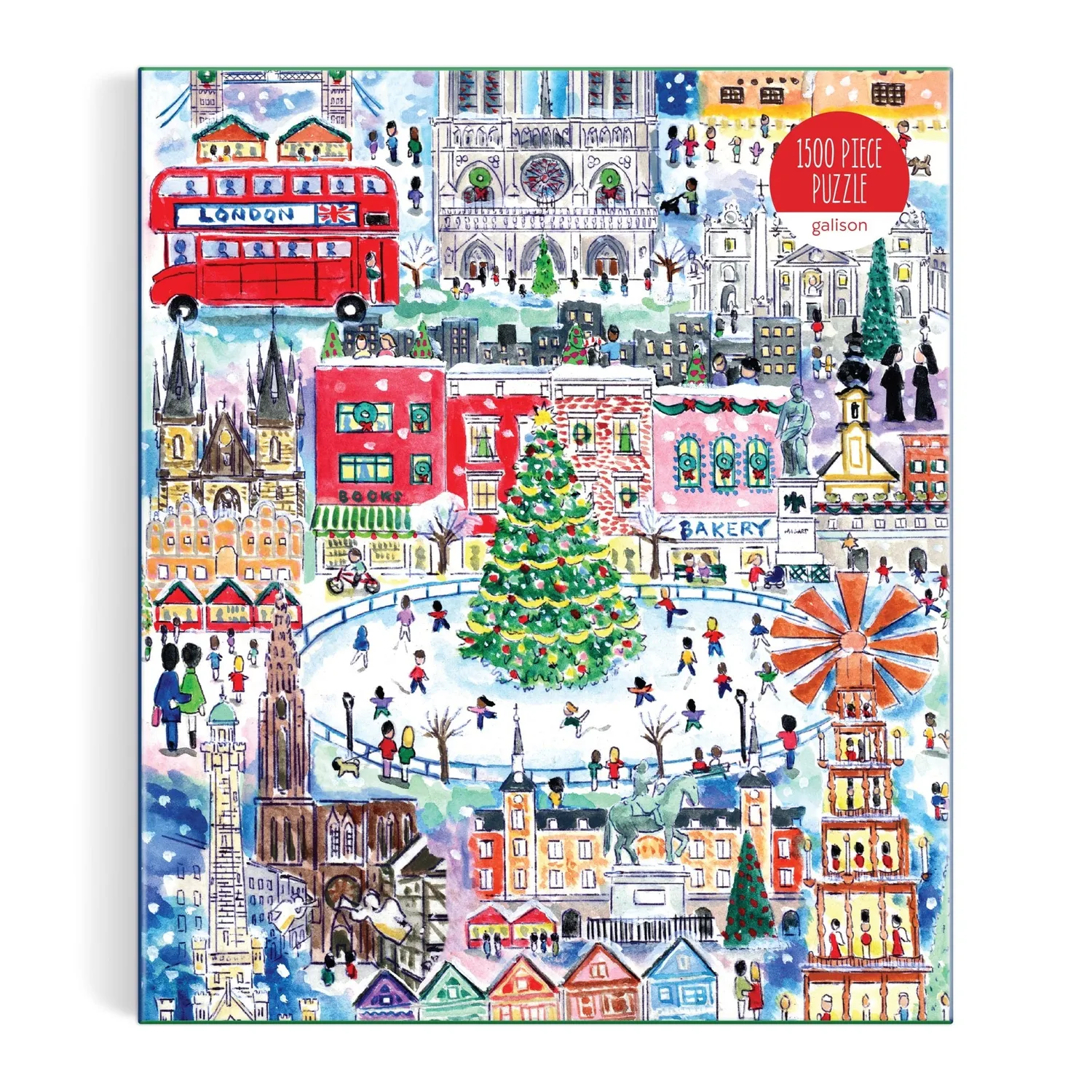 Good Puzzle Co. Storrings Christmas Around World puslespil 1500 brikker