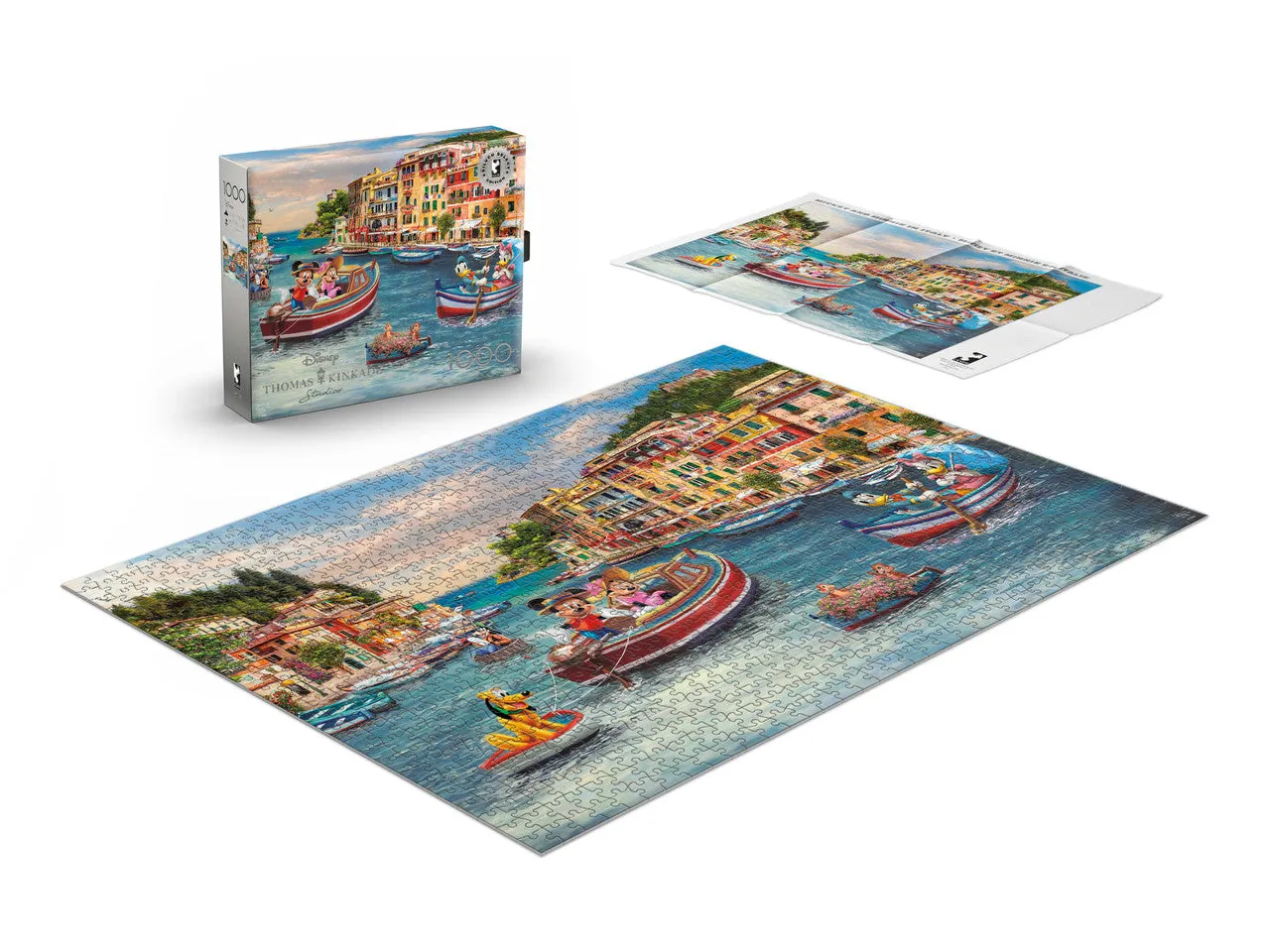 Buffalo Games Silver Select Mickey and Minnie in Italy puslespil 1000