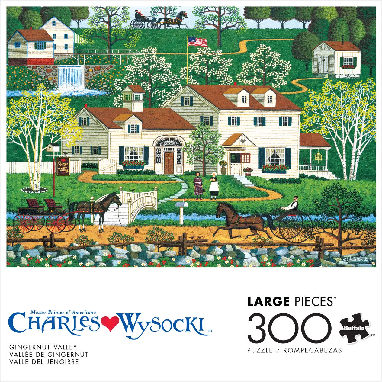 Buffalo Games Wysocki Gingernut Valley puslespil 300 store brikker