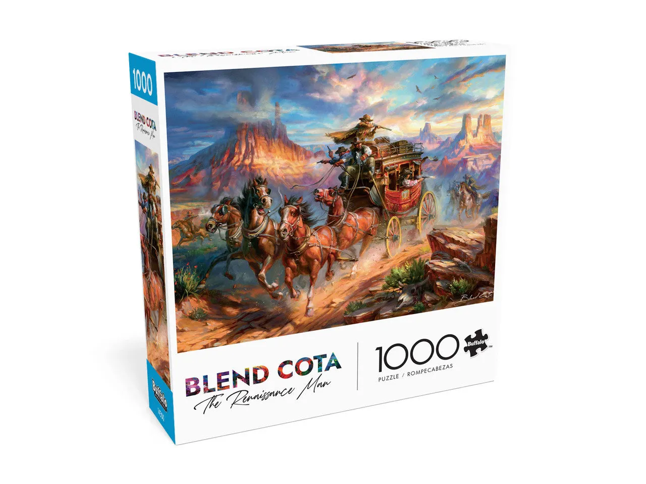 Buffalo Games Blend Cota Wild Wild West puslespil 1000 brikker
