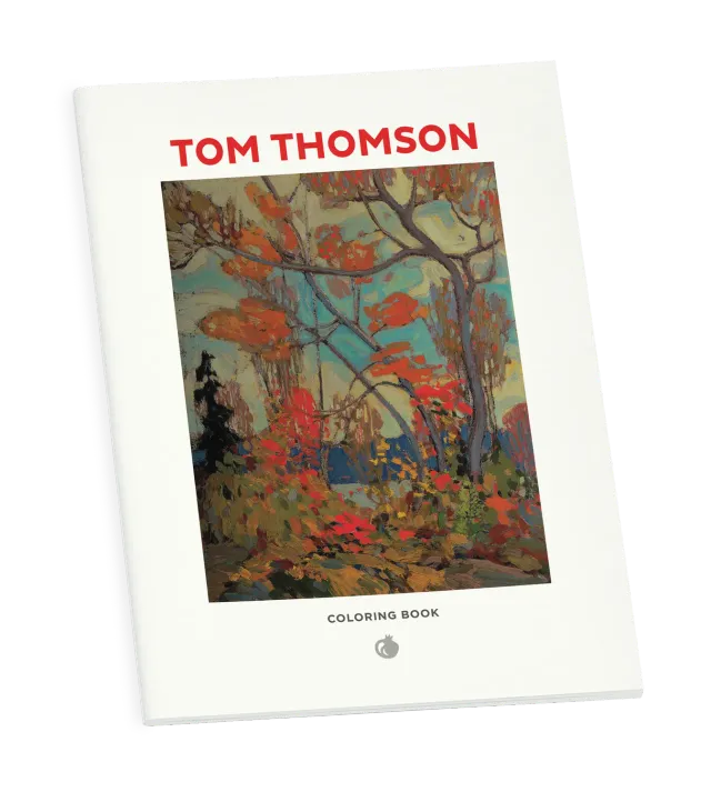 Pomegranate Tom Thomson malebog landskaber