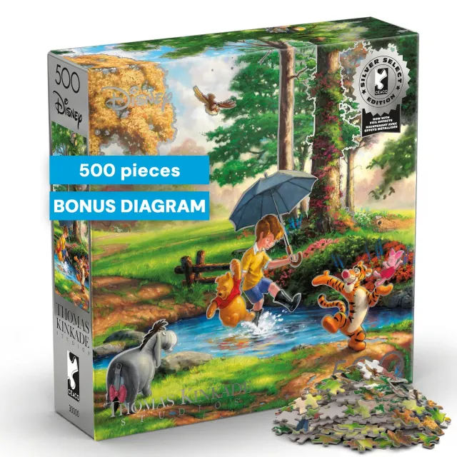Buffalo Games Silver Select Winnie the Pooh puslespil 500