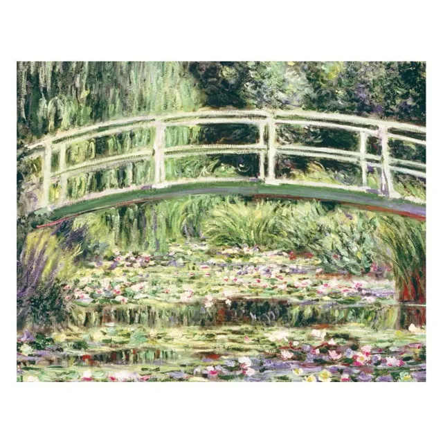 Galison Monet Waterlily Garden kortæske 16 kort åkander