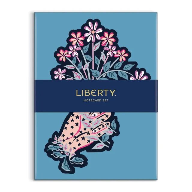 Galison Liberty Ianthe kort sæt 12 blomsterkort udstanset