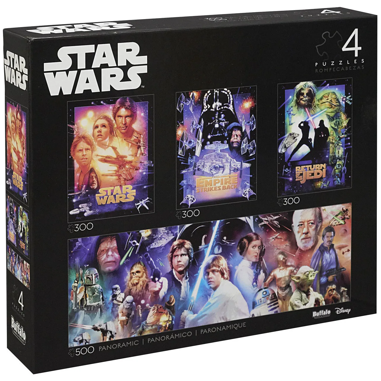 Buffalo Games Star Wars Collectors Edition puslespil 4-i-1