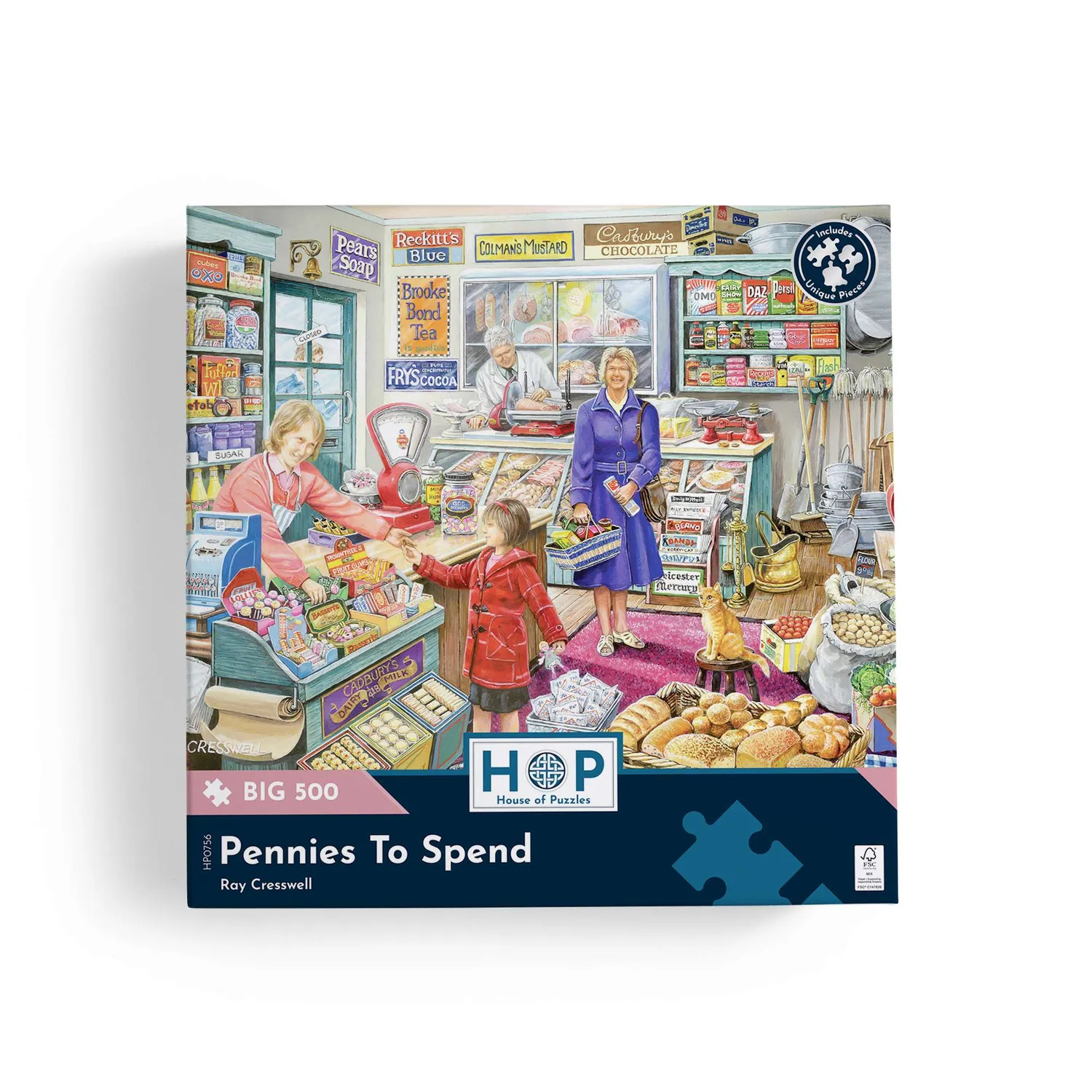 House of Puzzle BIG Pennies To Spend puslespil 500 butik