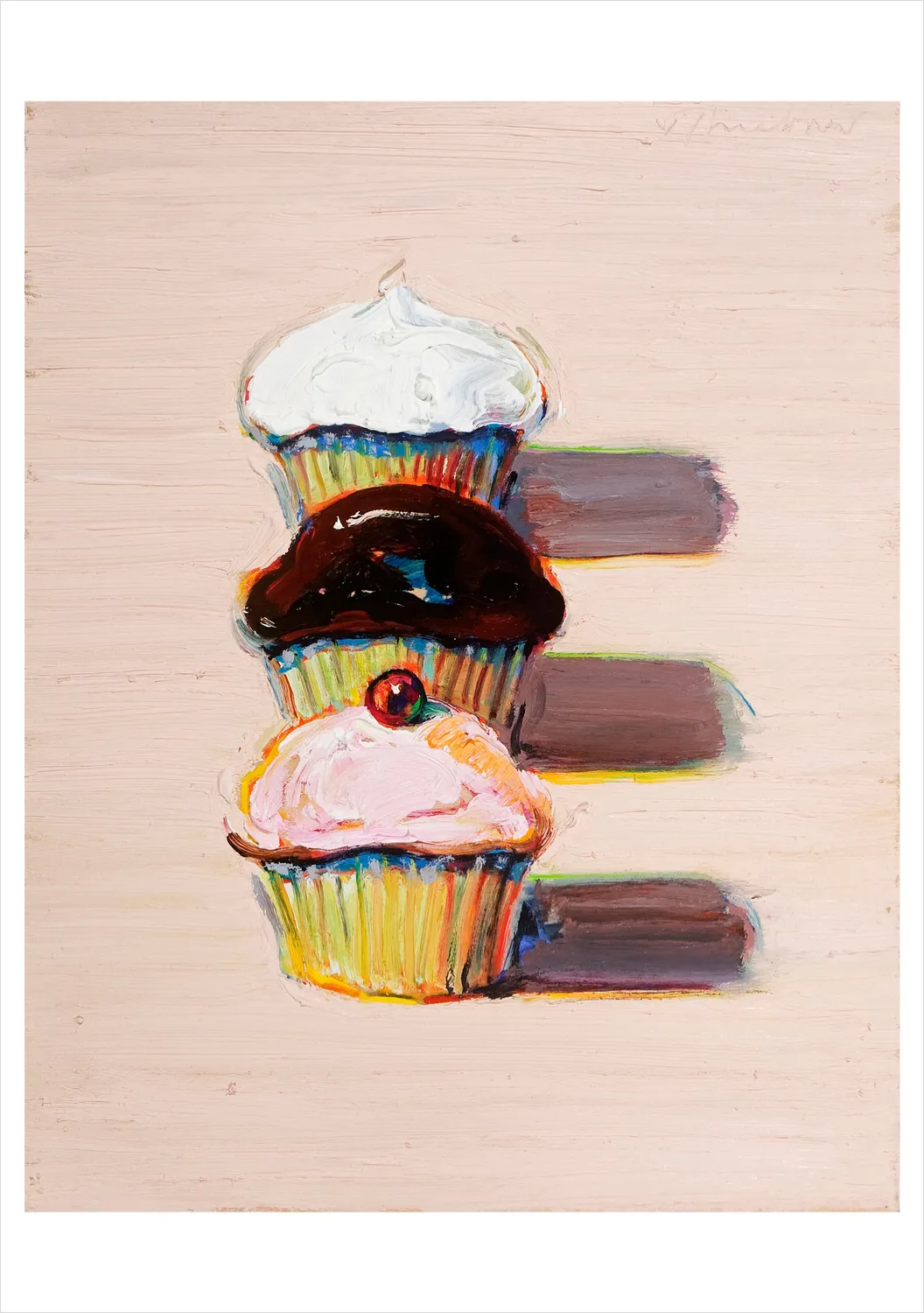 Pomegranate Wayne Thiebaud Cake kortæske kagemotiv