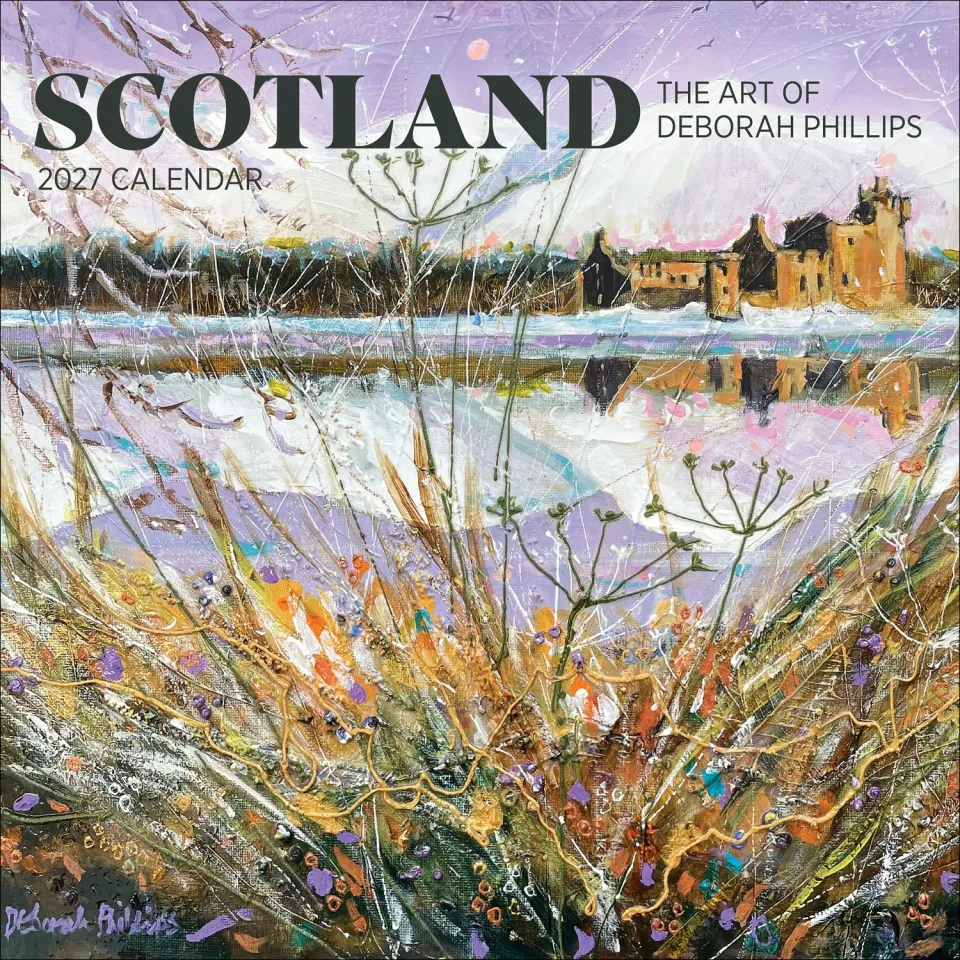 Pomegranate Deborah Phillips Scotland 2027 vægkalender