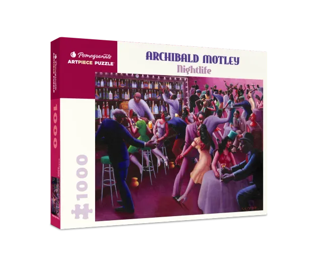 Pomegranate Archibald Motley Nightlife puslespil 1000 brikker kunst