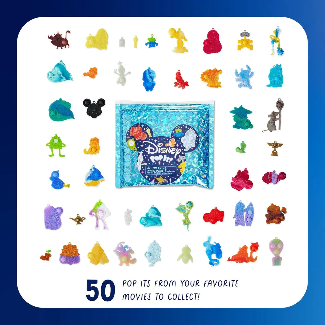 Buffalo Games Pop It Pets Disney samlefigurer blind bag