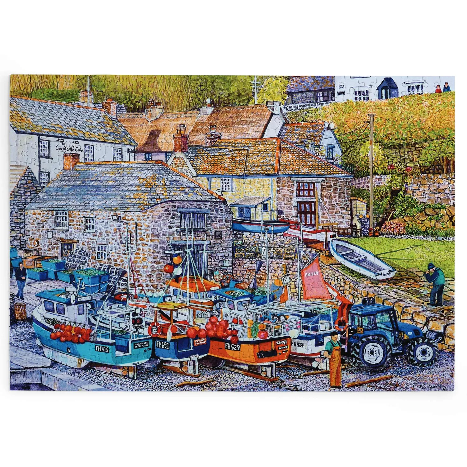 House of Puzzles BIG 500 Cadgwith Cove 500 brikker puslespil kyst