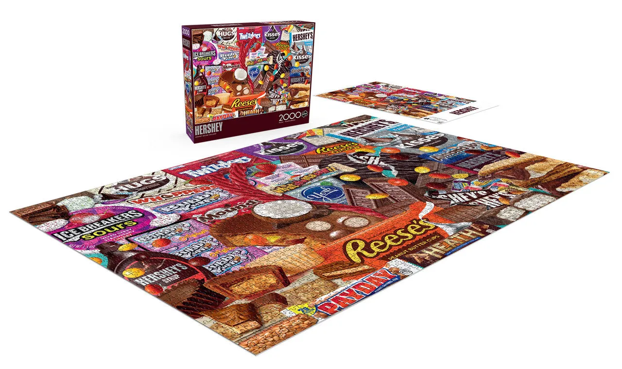Buffalo Games Hershey Deluxe Collage puslespil 2000 brikker slik