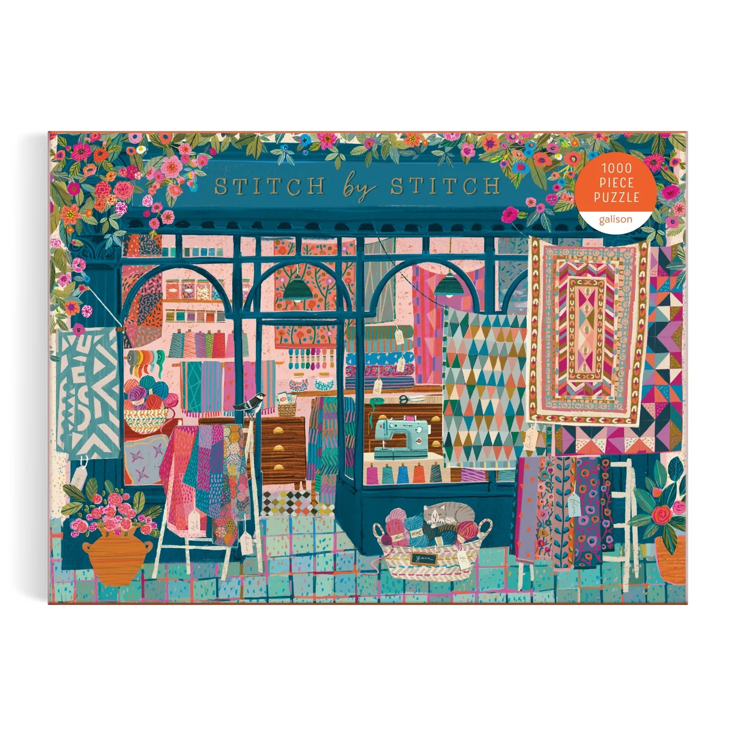 Good Puzzle Co. Victoria Ball Stitch by Stitch puslespil 1000 syning