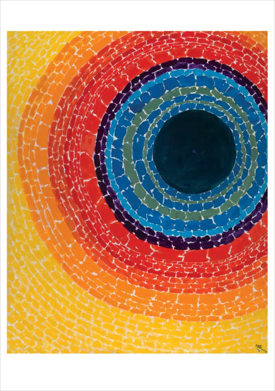 Pomegranate Alma Thomas Eclipse fødselsdagskort