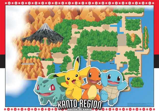 Buffalo Games Pokemon Kanto puslespil 500 brikker kort