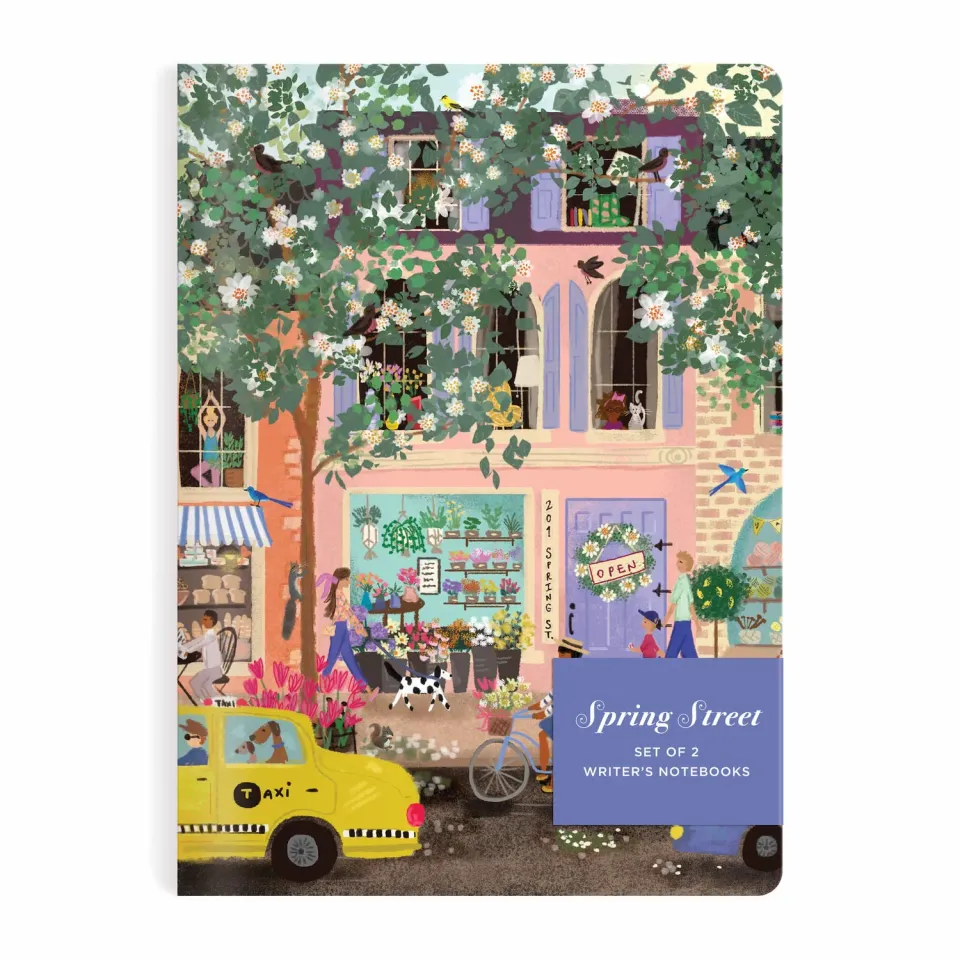 Good Puzzle Co. Spring Street Joy Laforme notesbog 2 stk linjeret