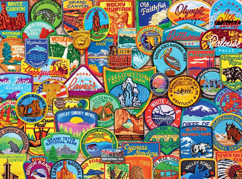 Buffalo Games Signature Collection National Park Patches puslespil