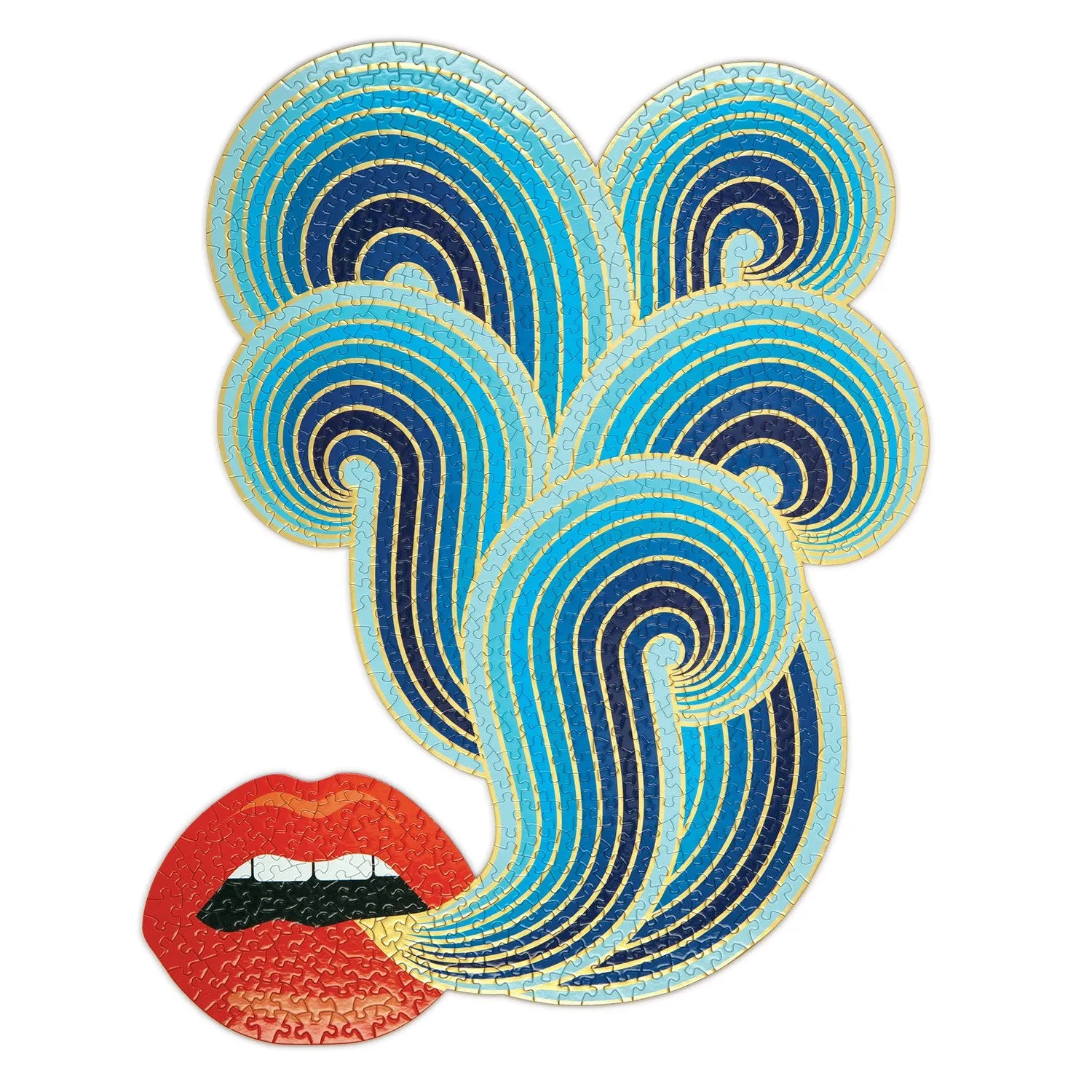 Galison Jonathan Adler Lips puslespil 750 brikker formet