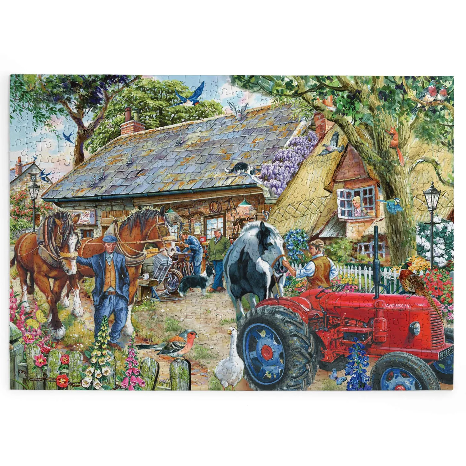 House of Puzzle BIG Forge and Fix puslespil 500 brikker gård