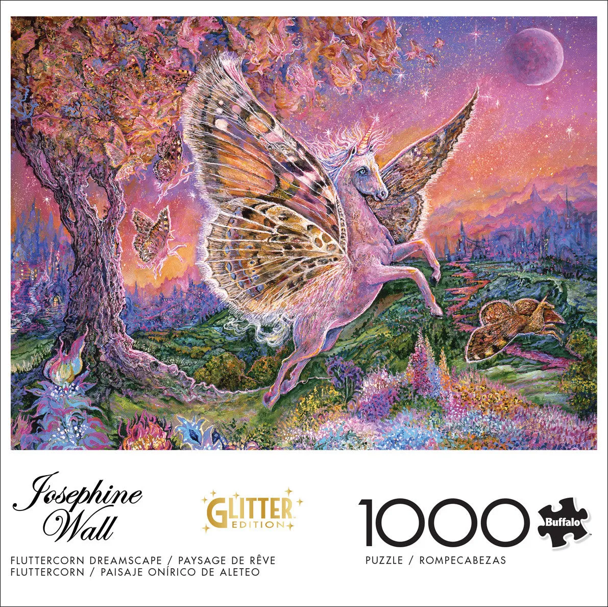Buffalo Games Josephine Wall Fluttercorn Dreamscape puslespil 1000 brikker