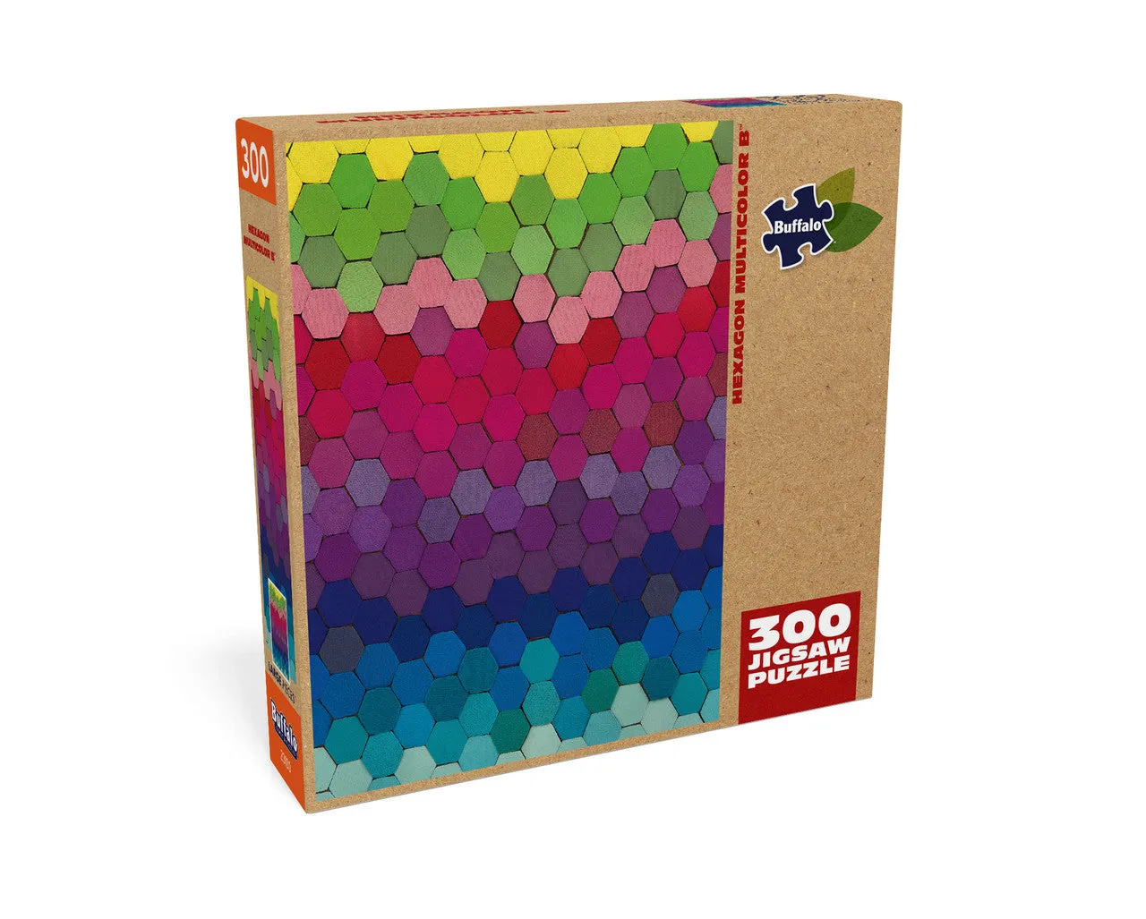 Buffalo Games Sustainable Hexagon Multicolor B puslespil 300 brikker