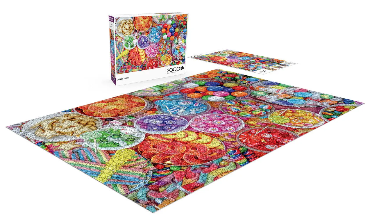 Buffalo Games Candy Party puslespil 2000 brikker slik