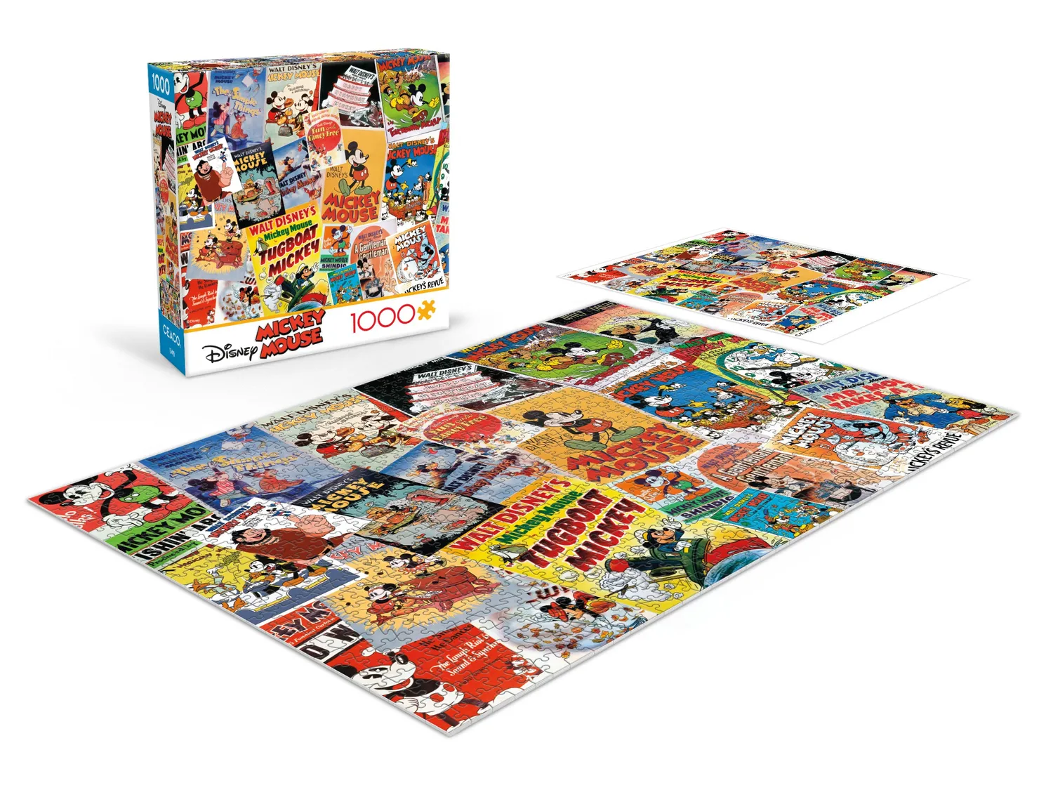 Ceaco Vintage Mickey Mouse puslespil 1000 brikker plakat